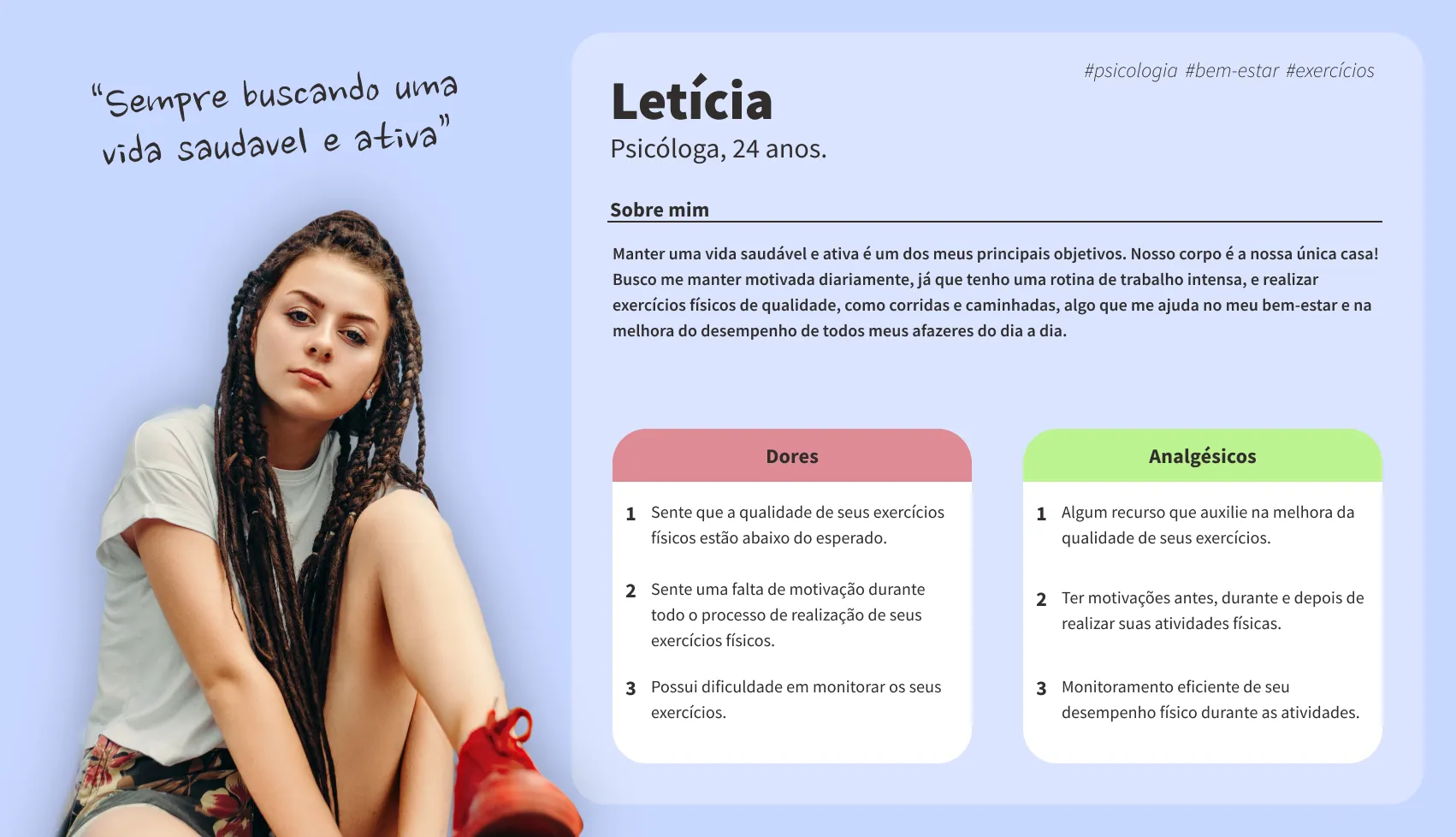 Persona do projeto PacePro