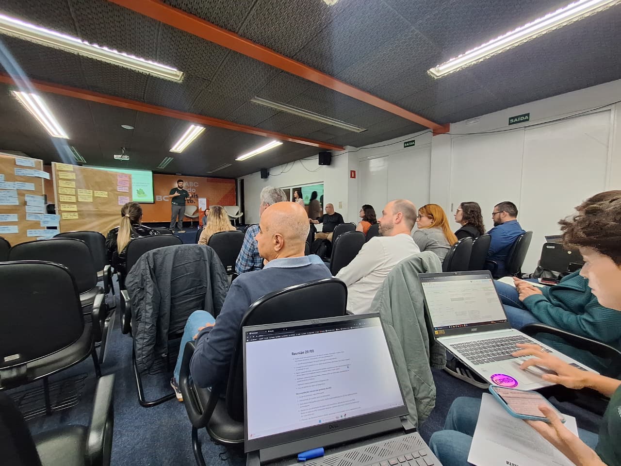 Evento de apresentação com os gestores